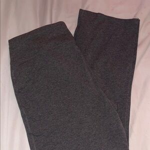 Gray straight leg pant